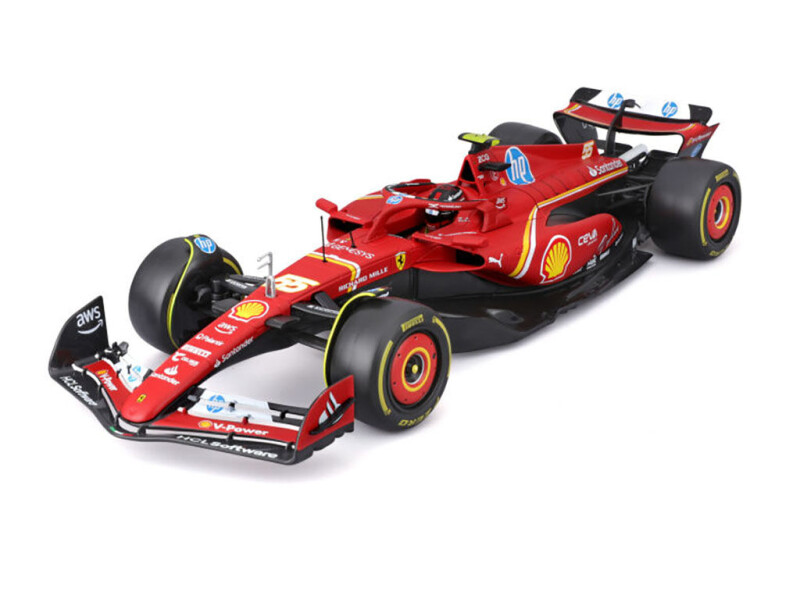 Bburago Ferrari SF-24 1:18 (2024) #55 Carlos Sainz 